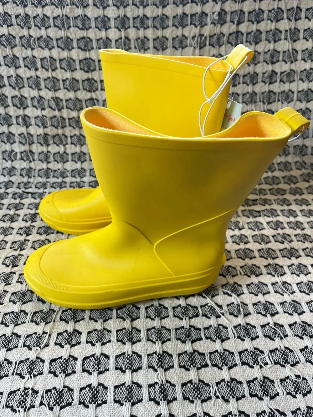 Cat & Jack Bright Yellow Kids Rain Boots